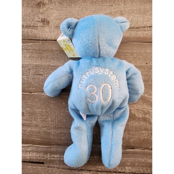 Nutrisystem Celebration Bears 20 & 30 Lbs Purple & Blue Plush Collectible - Picture 11 of 15